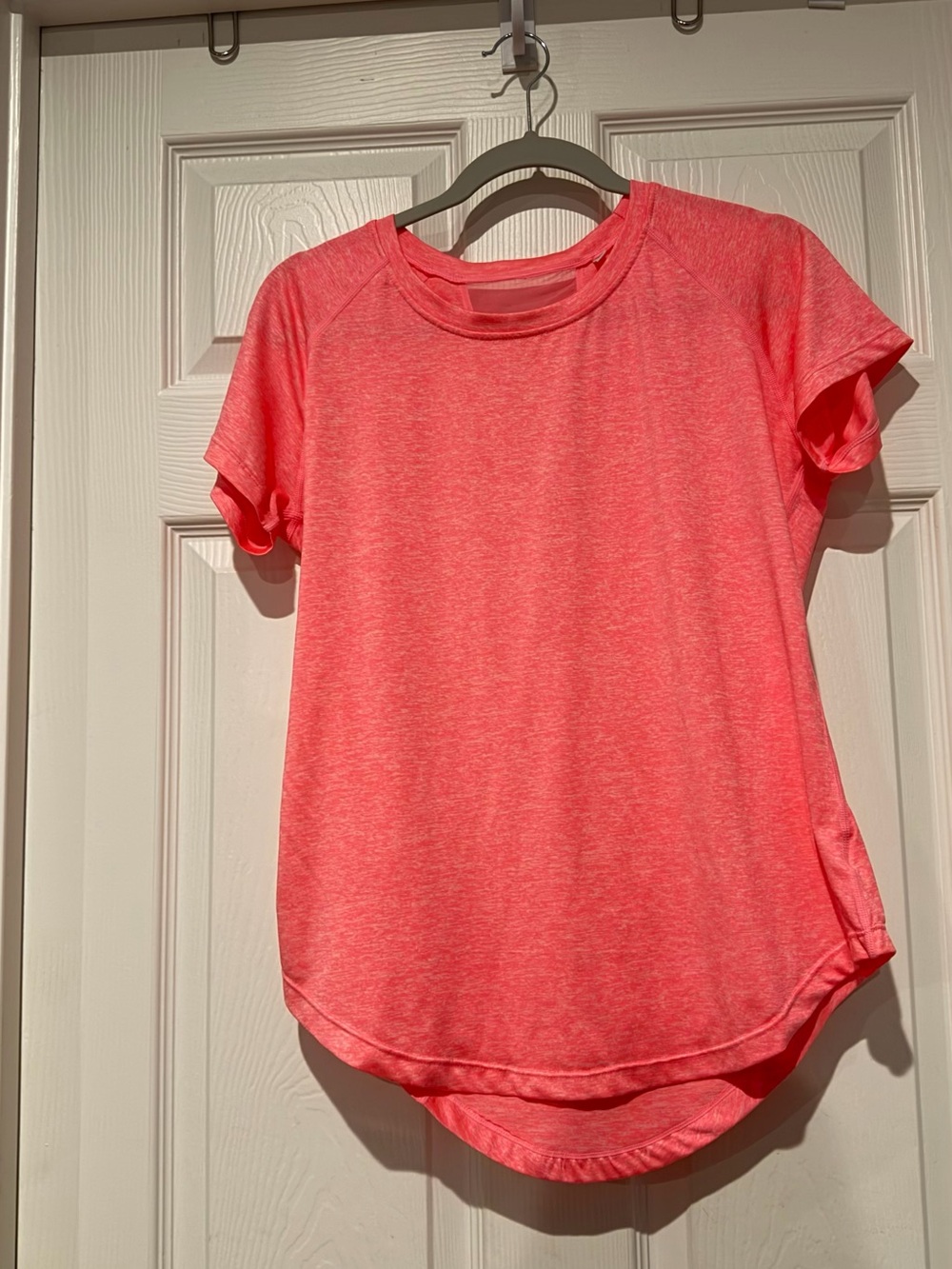 Women's Neon Coral Short-Sleeve Active Tee